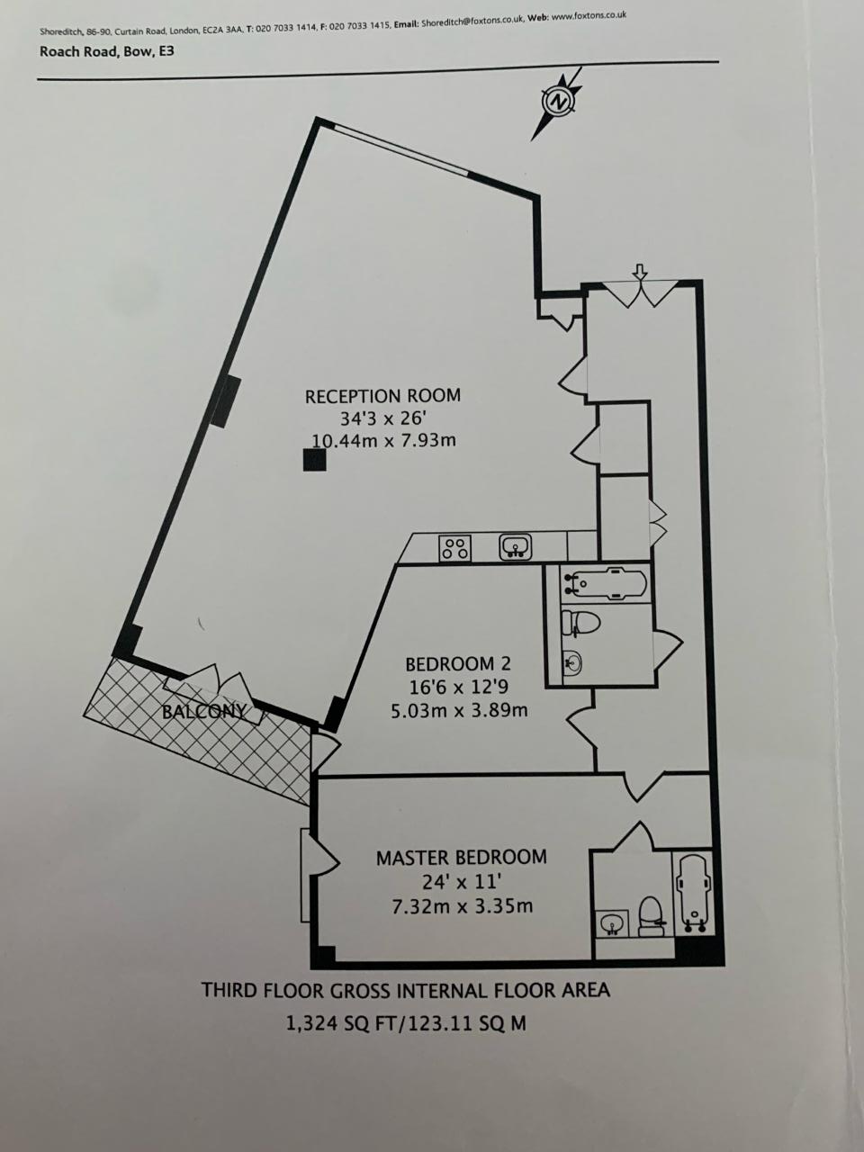 Floorplan of Omega Works, 4 Roach Road, Bow, Fish Island, Hackney Wick, London, E3 2LX