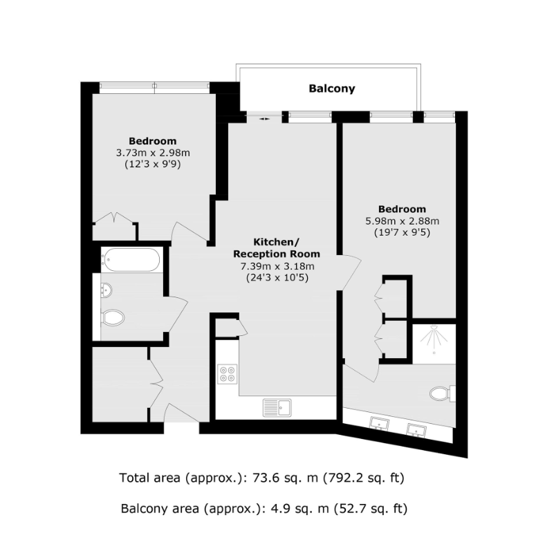 Floorplan of Cutter Lane, Greenwich, Greenwich, London, SE10 0BY